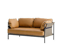 Can 2-Seater Sofa frame charcoal